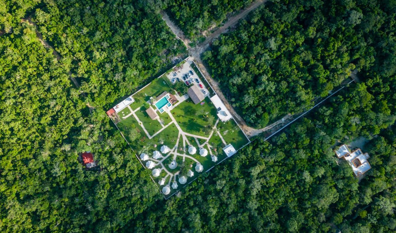 Xakluum Eco Glampings Hotel Puerto Morelos Bagian luar foto