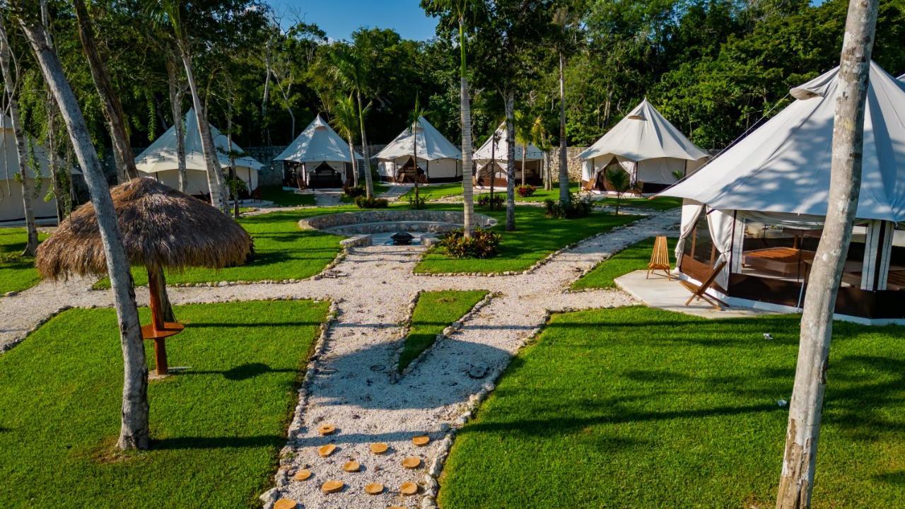 Xakluum Eco Glampings Hotel Puerto Morelos Bagian luar foto