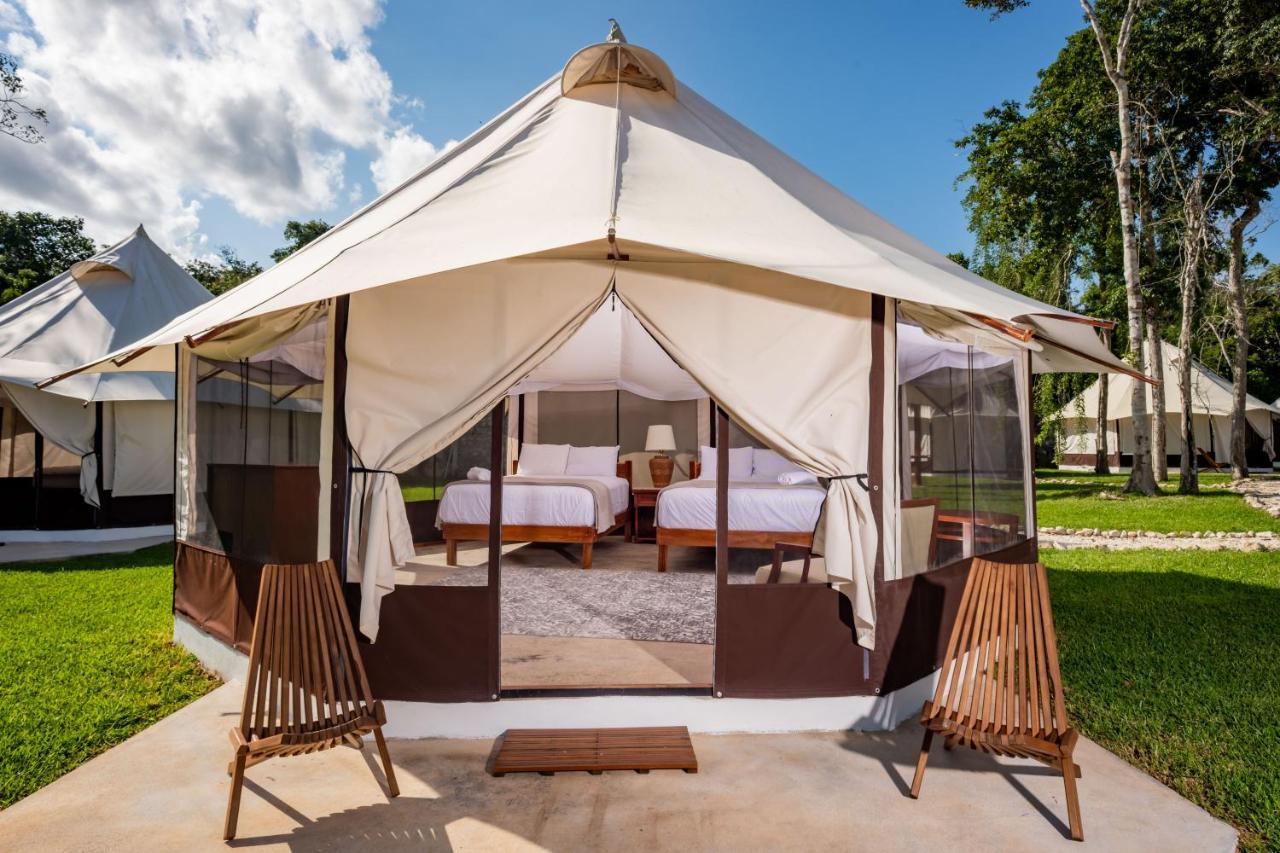 Xakluum Eco Glampings Hotel Puerto Morelos Bagian luar foto
