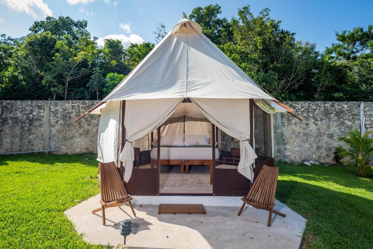 Xakluum Eco Glampings Hotel Puerto Morelos Bagian luar foto