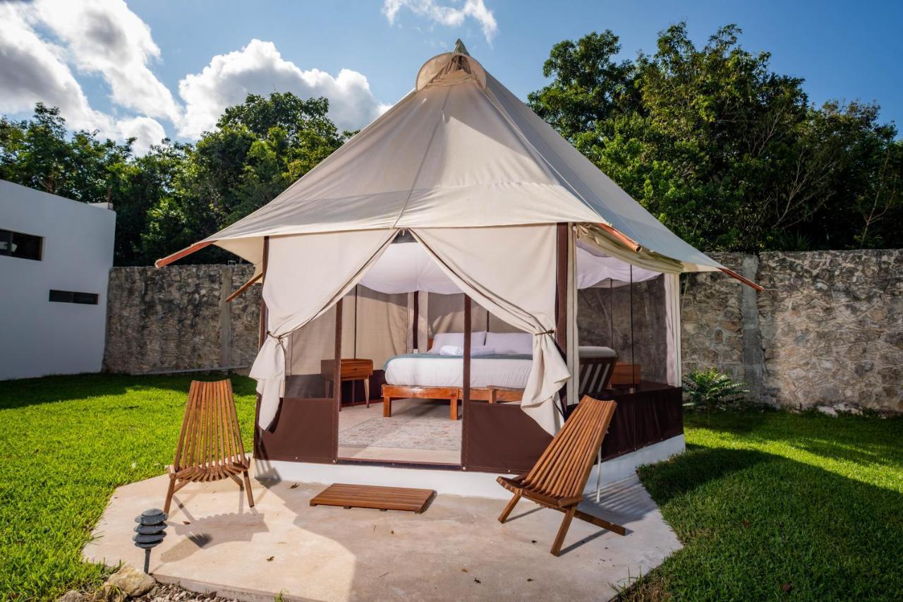 Xakluum Eco Glampings Hotel Puerto Morelos Bagian luar foto