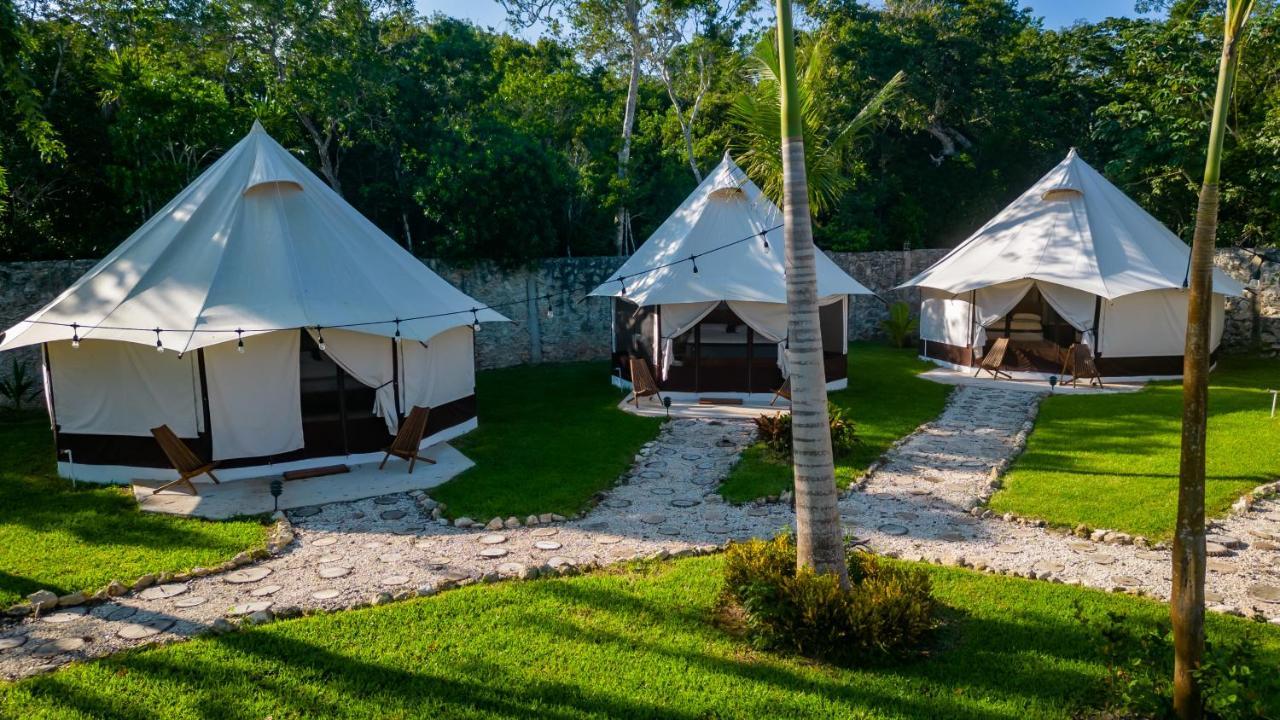 Xakluum Eco Glampings Hotel Puerto Morelos Bagian luar foto
