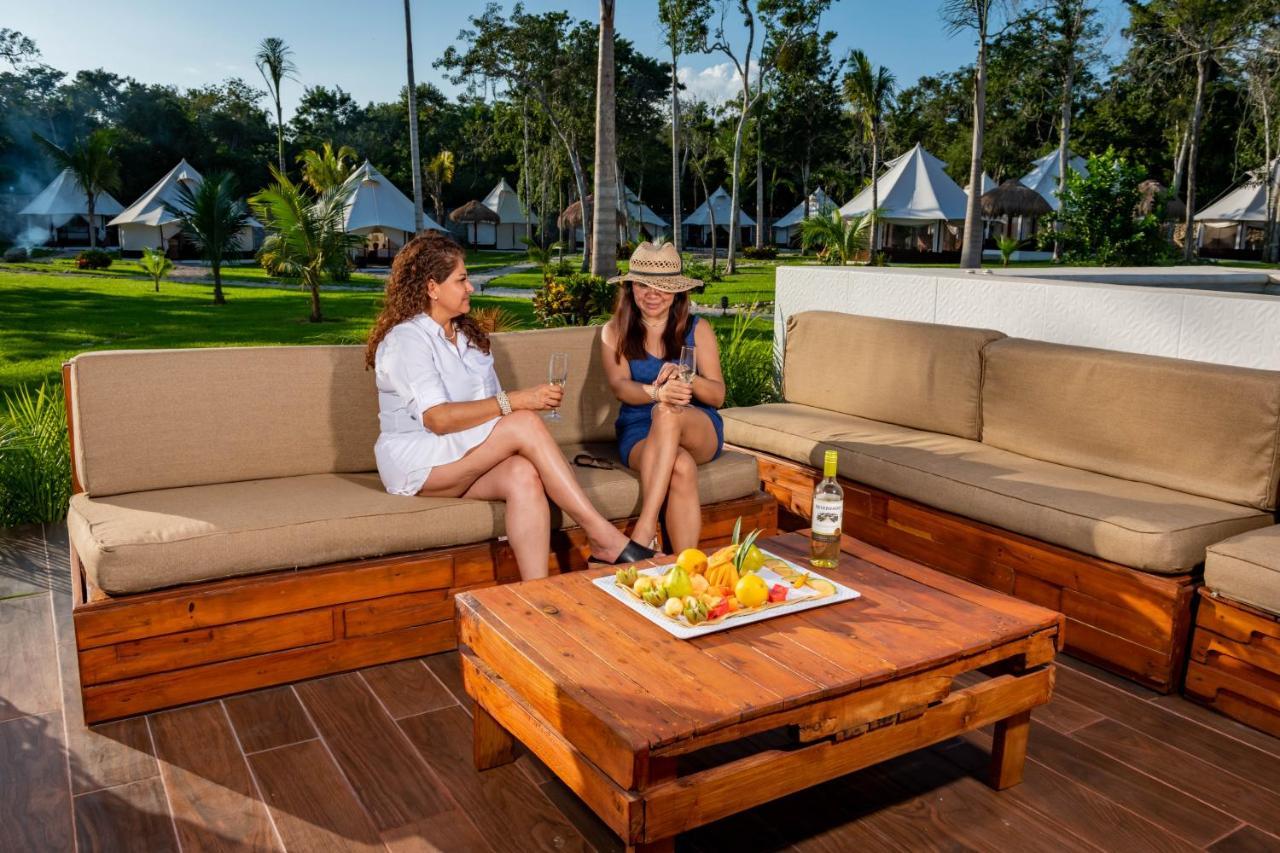 Xakluum Eco Glampings Hotel Puerto Morelos Bagian luar foto