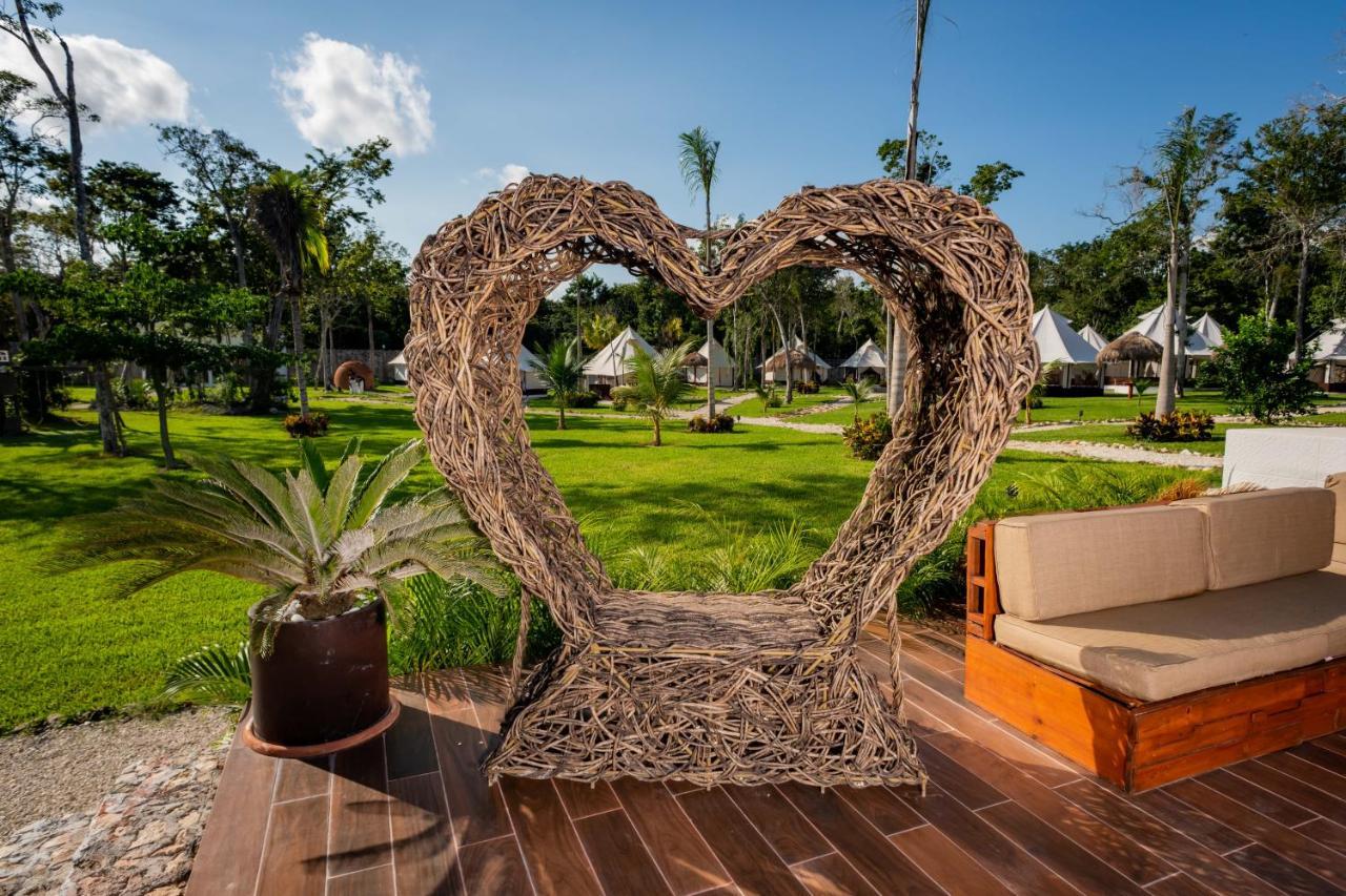 Xakluum Eco Glampings Hotel Puerto Morelos Bagian luar foto