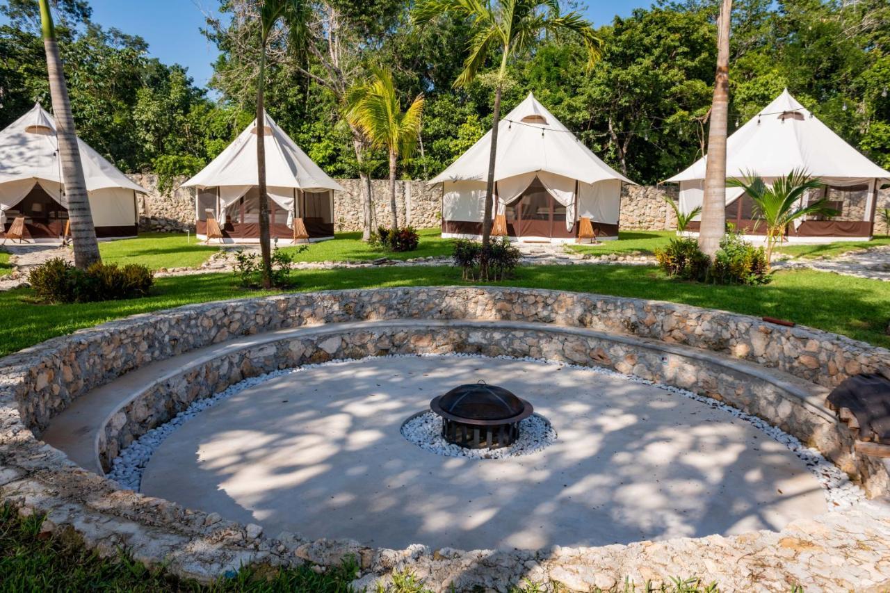 Xakluum Eco Glampings Hotel Puerto Morelos Bagian luar foto