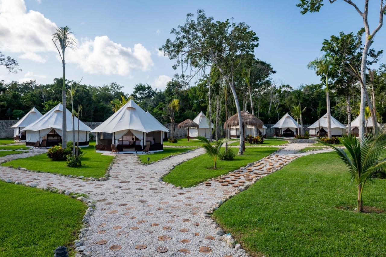 Xakluum Eco Glampings Hotel Puerto Morelos Bagian luar foto
