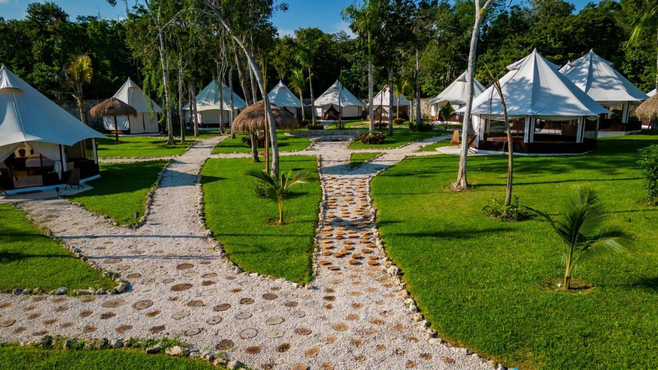 Xakluum Eco Glampings Hotel Puerto Morelos Bagian luar foto