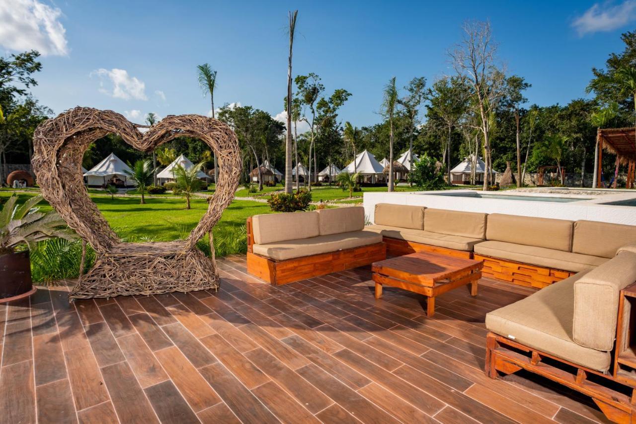 Xakluum Eco Glampings Hotel Puerto Morelos Bagian luar foto