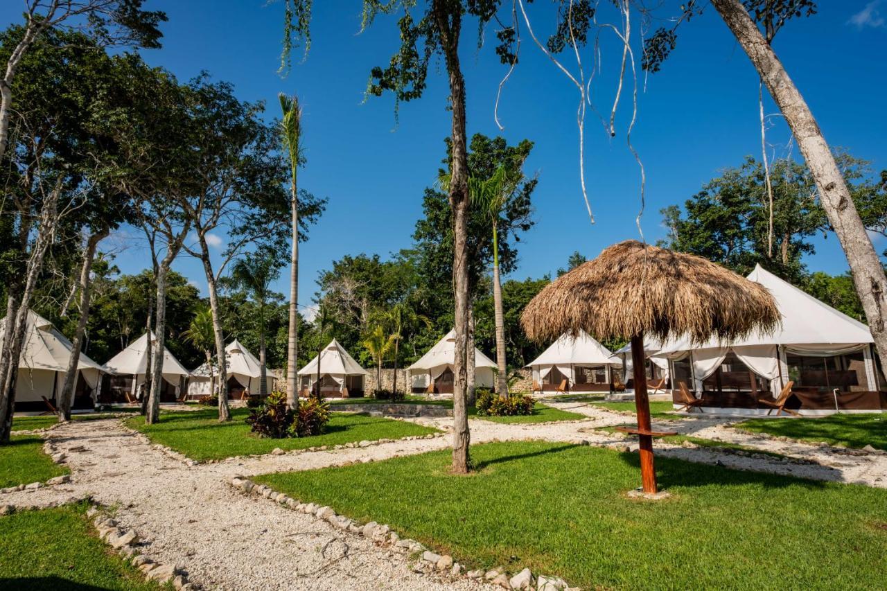 Xakluum Eco Glampings Hotel Puerto Morelos Bagian luar foto