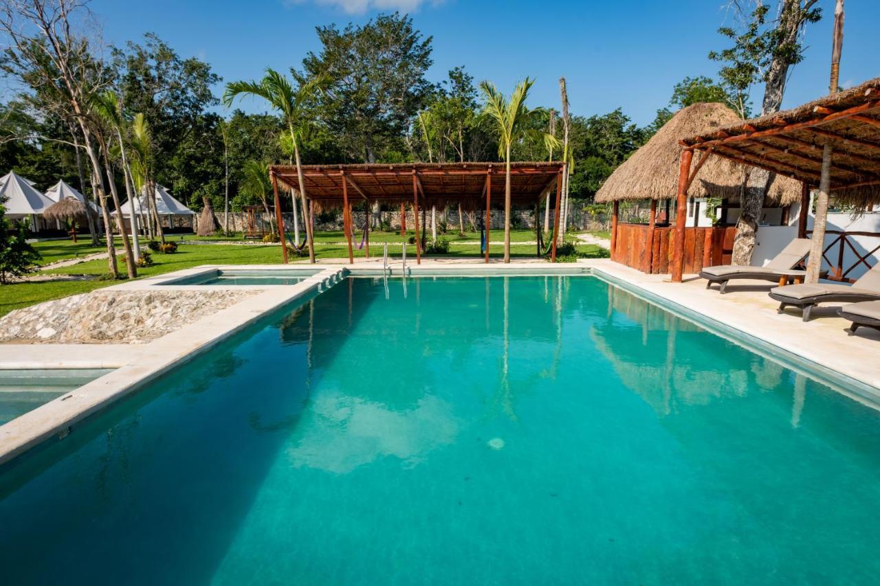 Xakluum Eco Glampings Hotel Puerto Morelos Bagian luar foto