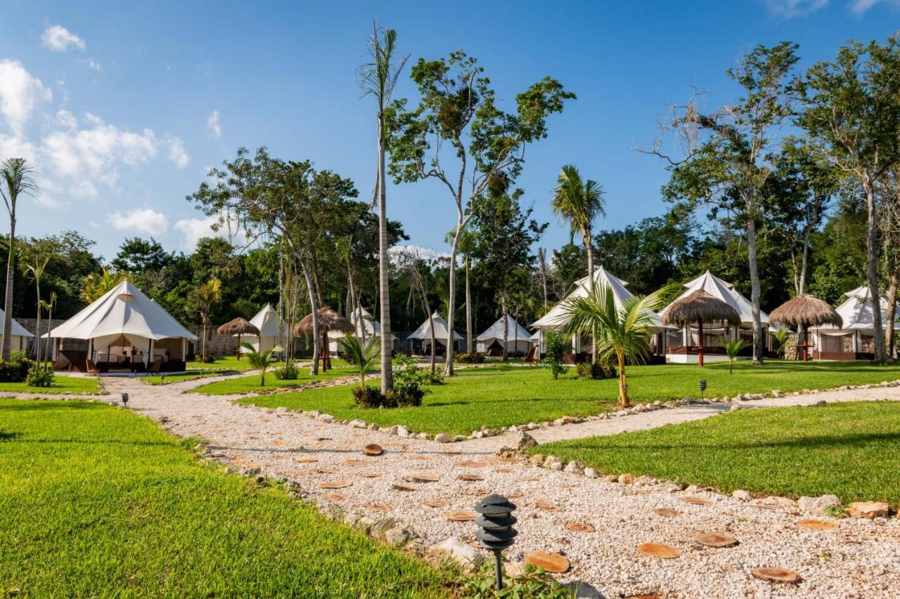Xakluum Eco Glampings Hotel Puerto Morelos Bagian luar foto