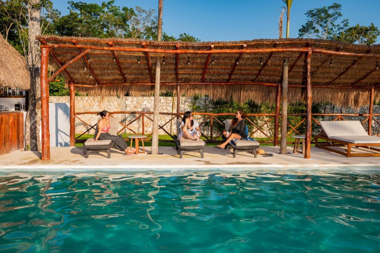 Xakluum Eco Glampings Hotel Puerto Morelos Bagian luar foto