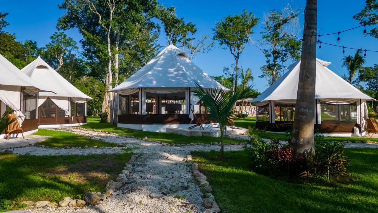 Xakluum Eco Glampings Hotel Puerto Morelos Bagian luar foto