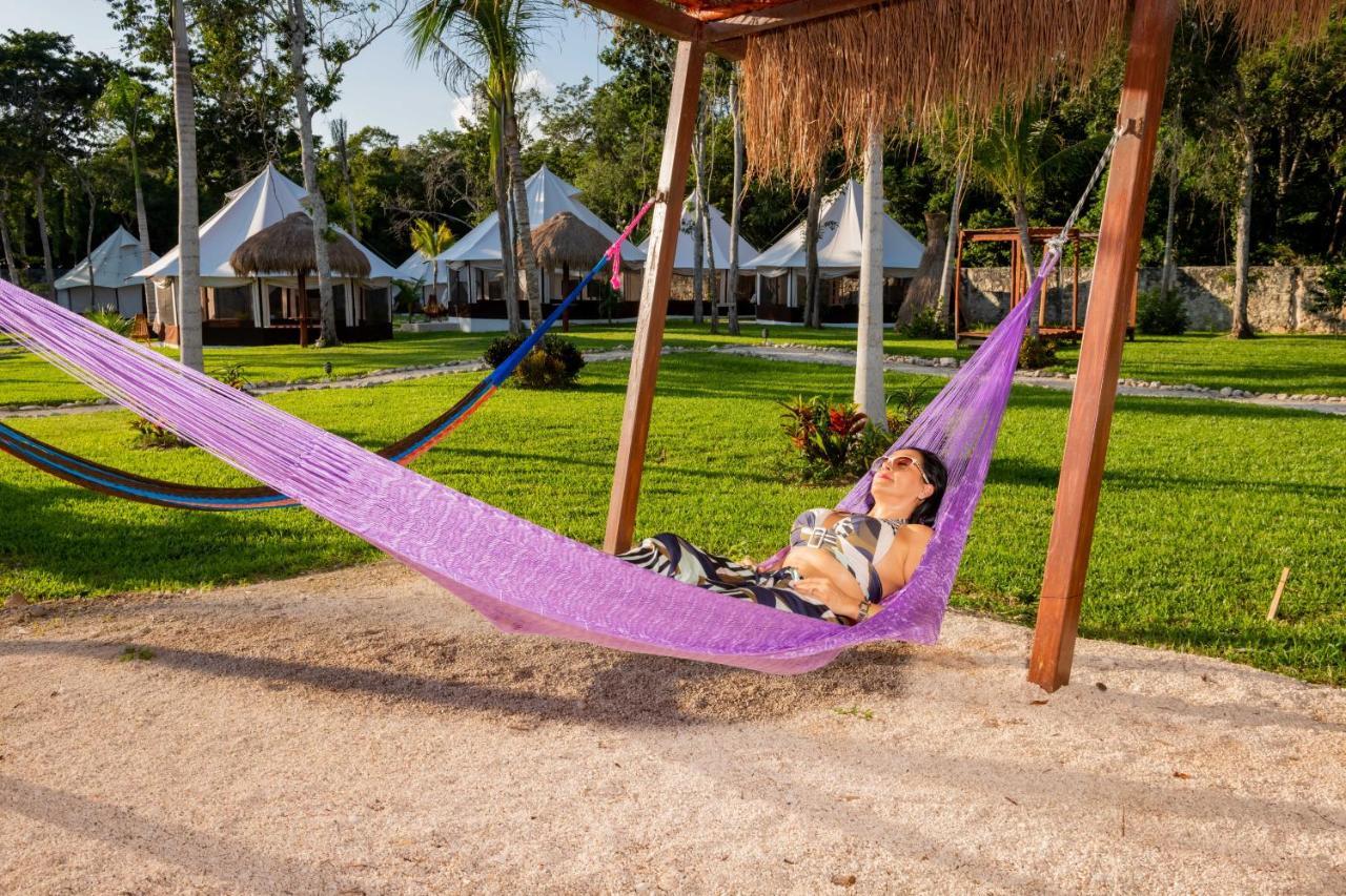 Xakluum Eco Glampings Hotel Puerto Morelos Bagian luar foto