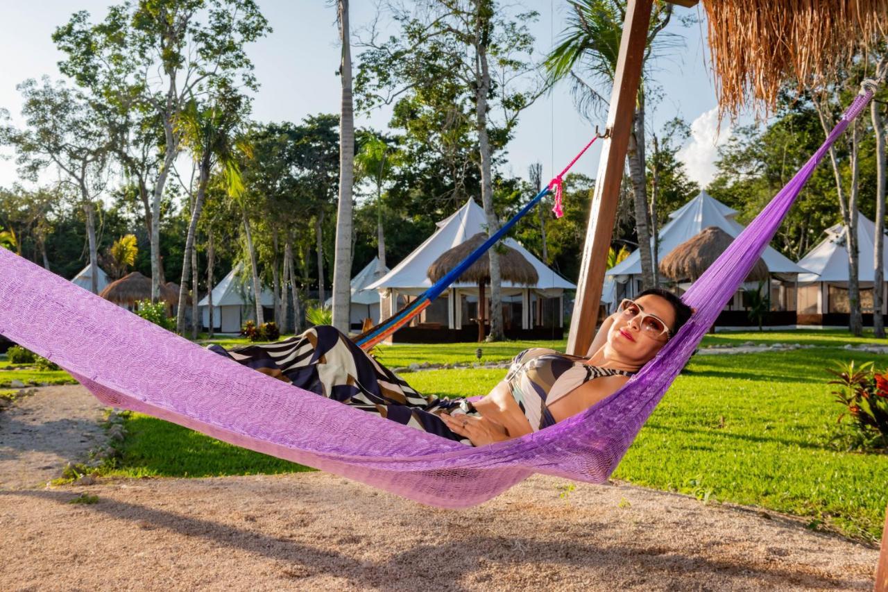 Xakluum Eco Glampings Hotel Puerto Morelos Bagian luar foto