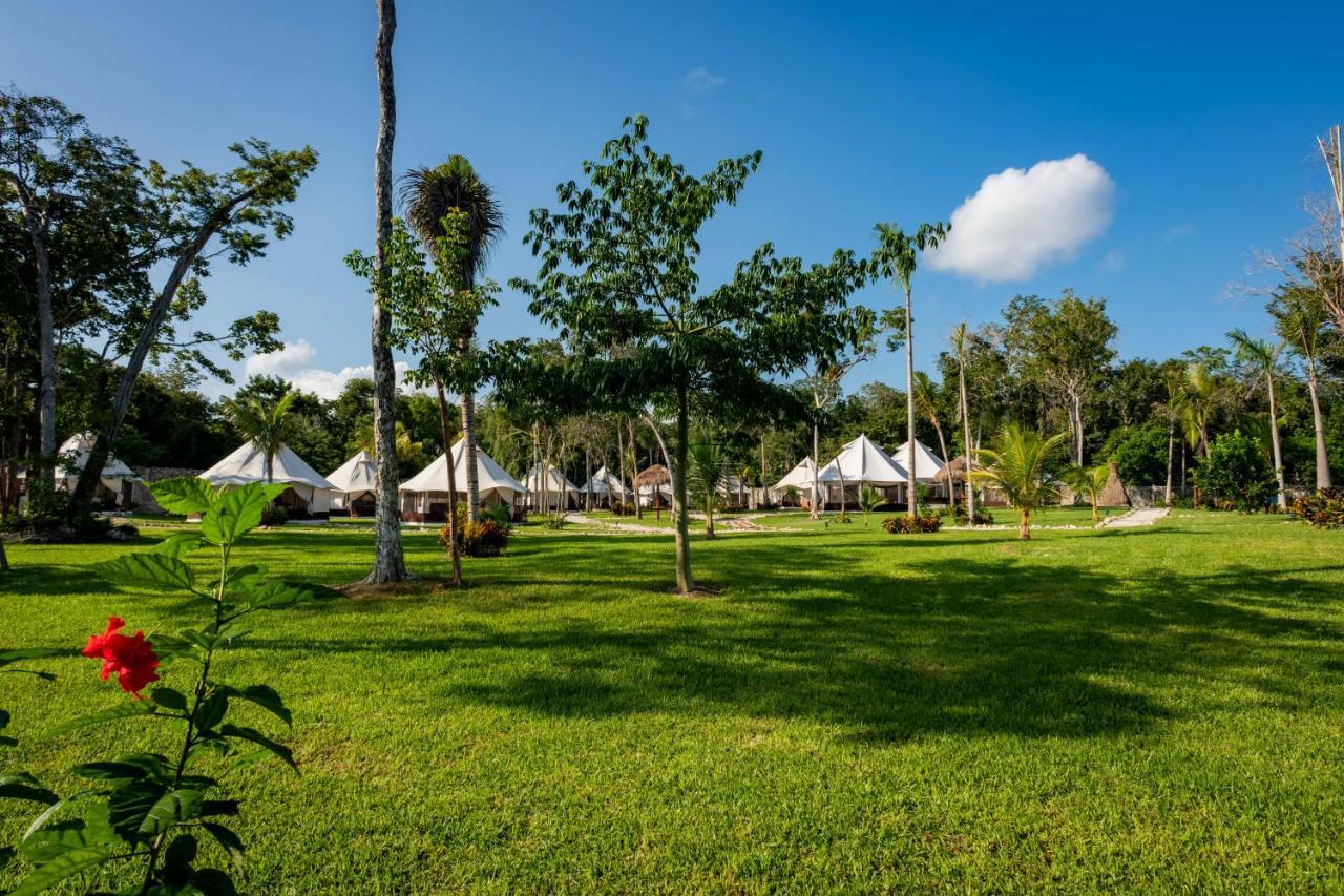 Xakluum Eco Glampings Hotel Puerto Morelos Bagian luar foto