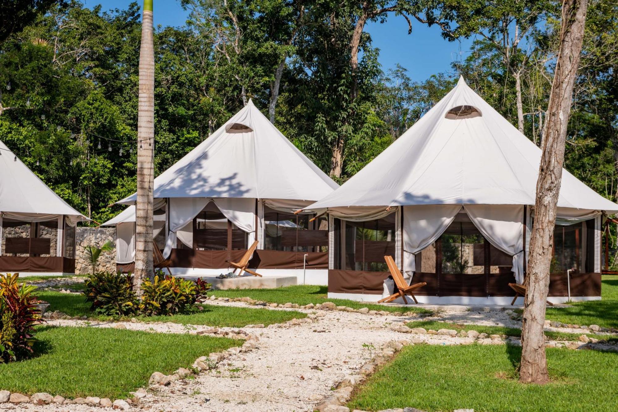 Xakluum Eco Glampings Hotel Puerto Morelos Bagian luar foto